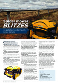 Farmers Direct - Spider mower blitzes vegetation under solar panels
